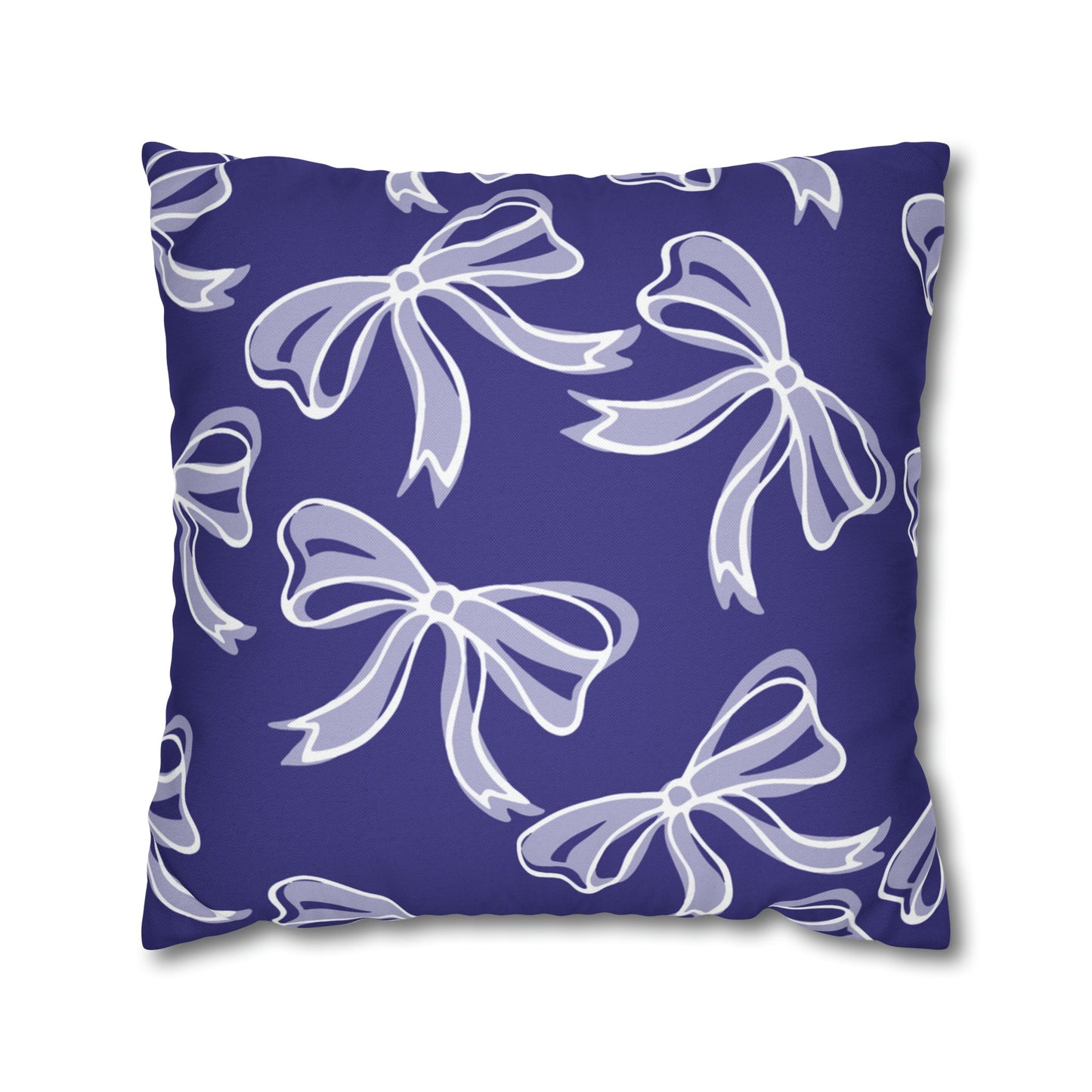 Trendy Bow College Pillow Cover - Dorm Pillow, Graduation Gift, Bed Party Gift, Acceptance Gift, College Gift, Northwestern, High Point