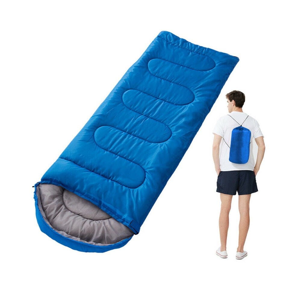 3 Season Warm & Cool Weather, Lightweight Backpacking Sleeping Bag for Kids Teens, Waterproof Camping Hiking Traveling Gear, Green