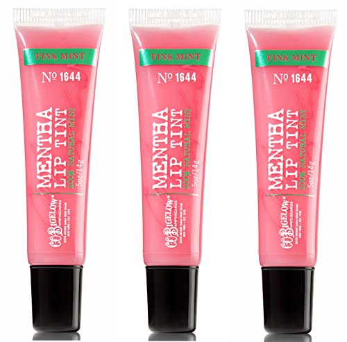 C.O. Bigelow 3 Pack Mentha Lip Tint Pink Mint #1644
