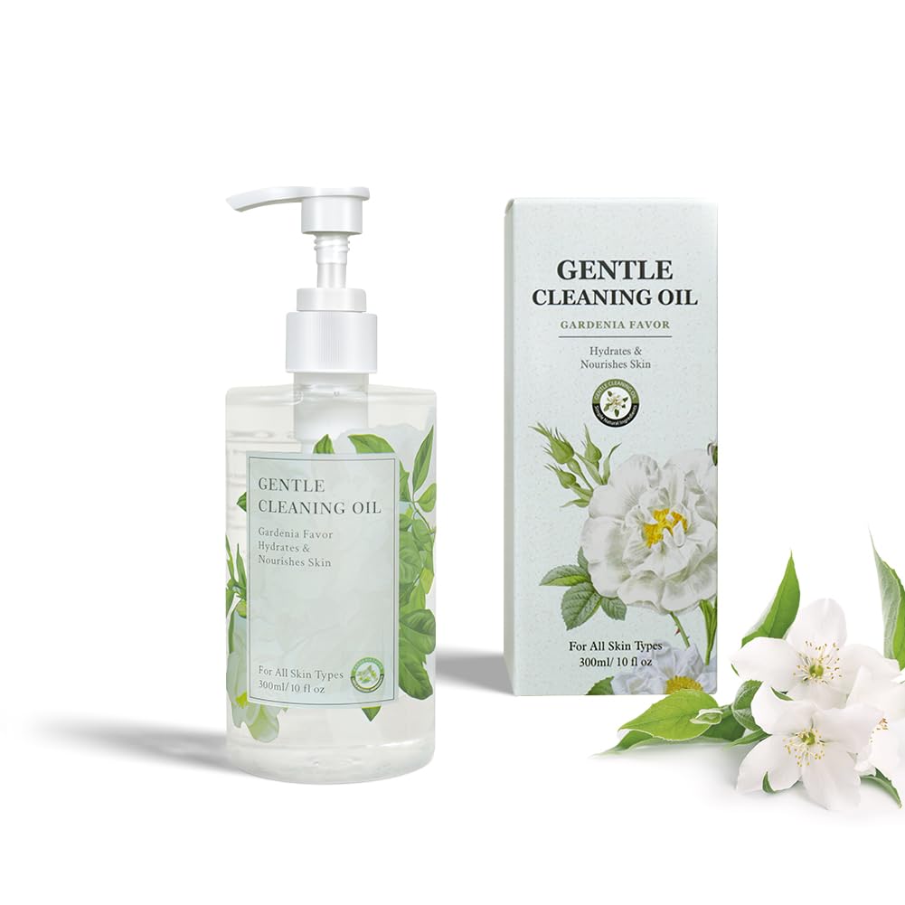 SkinActive Gardenia Scent Facial Cleansing Water & Makeup Remover for All Skin, Residue-Free Non-Greasy, Facial Deep Cleanses and Hydrates, 10 Fl Oz(300ml), 1 Pack