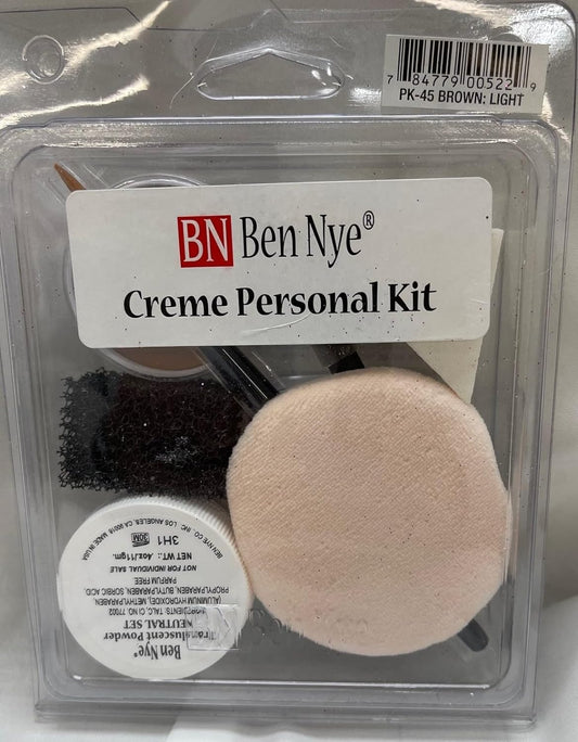 Ben Nye Creme Personal Kit PK-45 Brown: Light