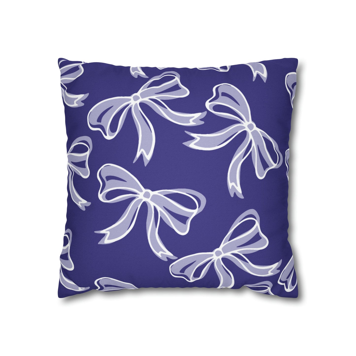 Trendy Bow College Pillow Cover - Dorm Pillow, Graduation Gift, Bed Party Gift, Acceptance Gift, College Gift, Northwestern, High Point