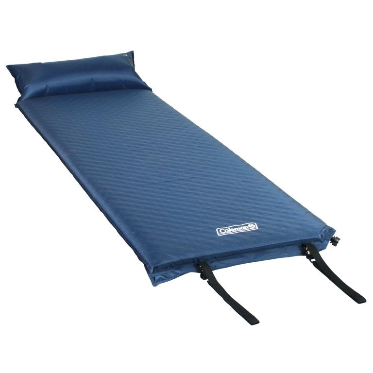 Self-Inflating Camping Sleeping Bed With Pillow 76" x 25" x 2.5"