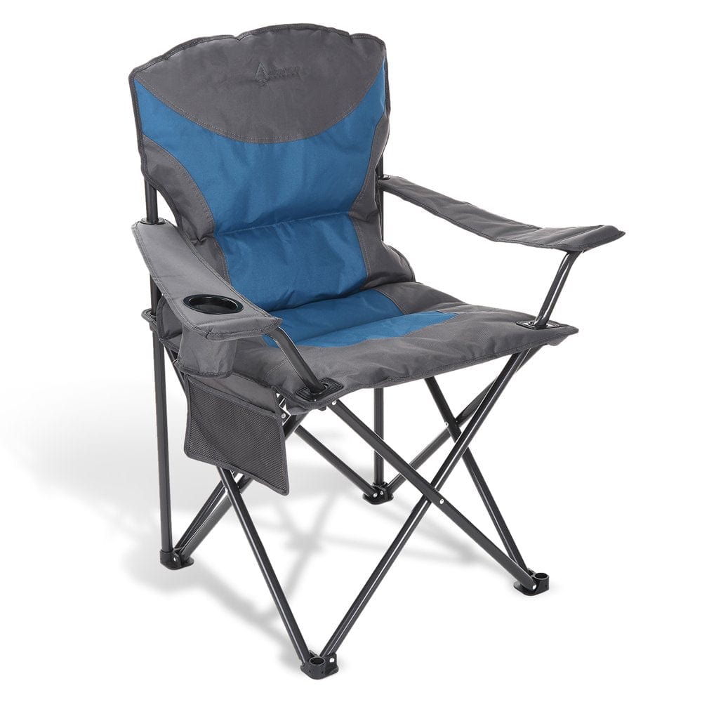 Arrowhead Outdoor Camping Chair, Tan and Gray