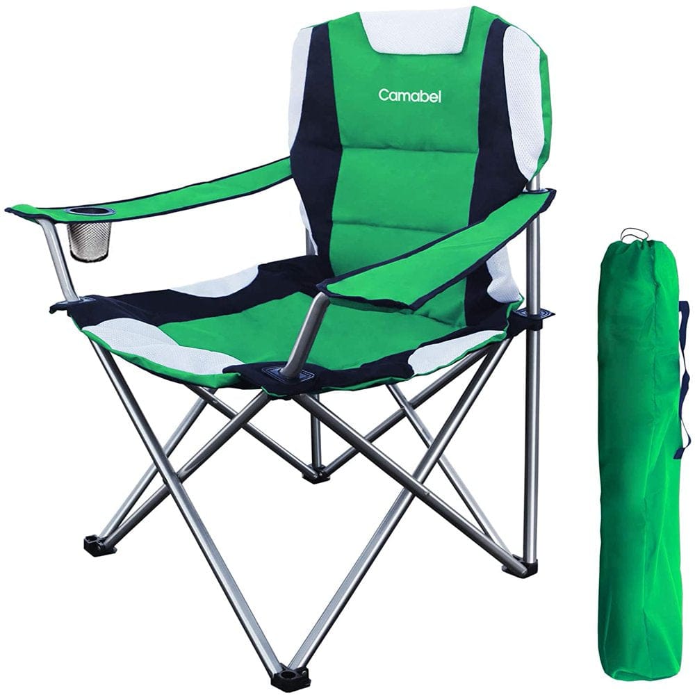 Camabel Camping Chair, Green and Black