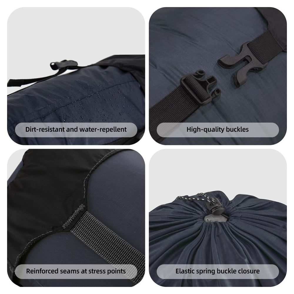 Shinysix Sleeping bag storage bag,5-35L 40D Ripstop Stuff Compression Compression 5-35L 40D 5-35L 40D