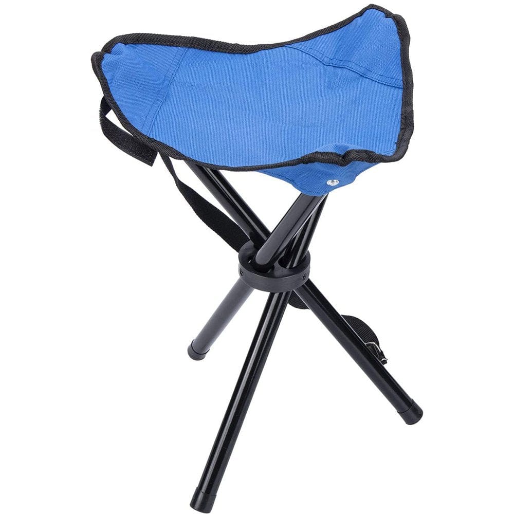 Seenda Portable Camping Swivel Folding Stool Seat Foldable Camp Tripod Chair Outdoor Survival Gear for Hiking Fishing Hunting Travel
