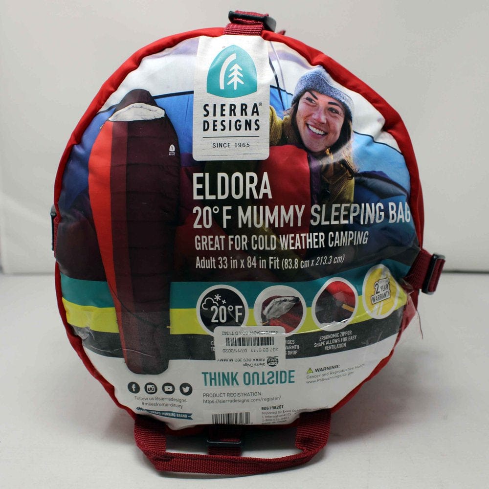 Sierra Designs Eldora 20 Degree Fahrenheit Mummy Sleeping Bag