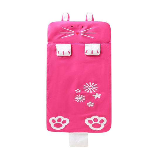 Sunisery Kids Sleeping Bag, Cartoon Animal Zipper Closure Folding Sleep Sack for Girls Boys, 55.2X23.6Inch