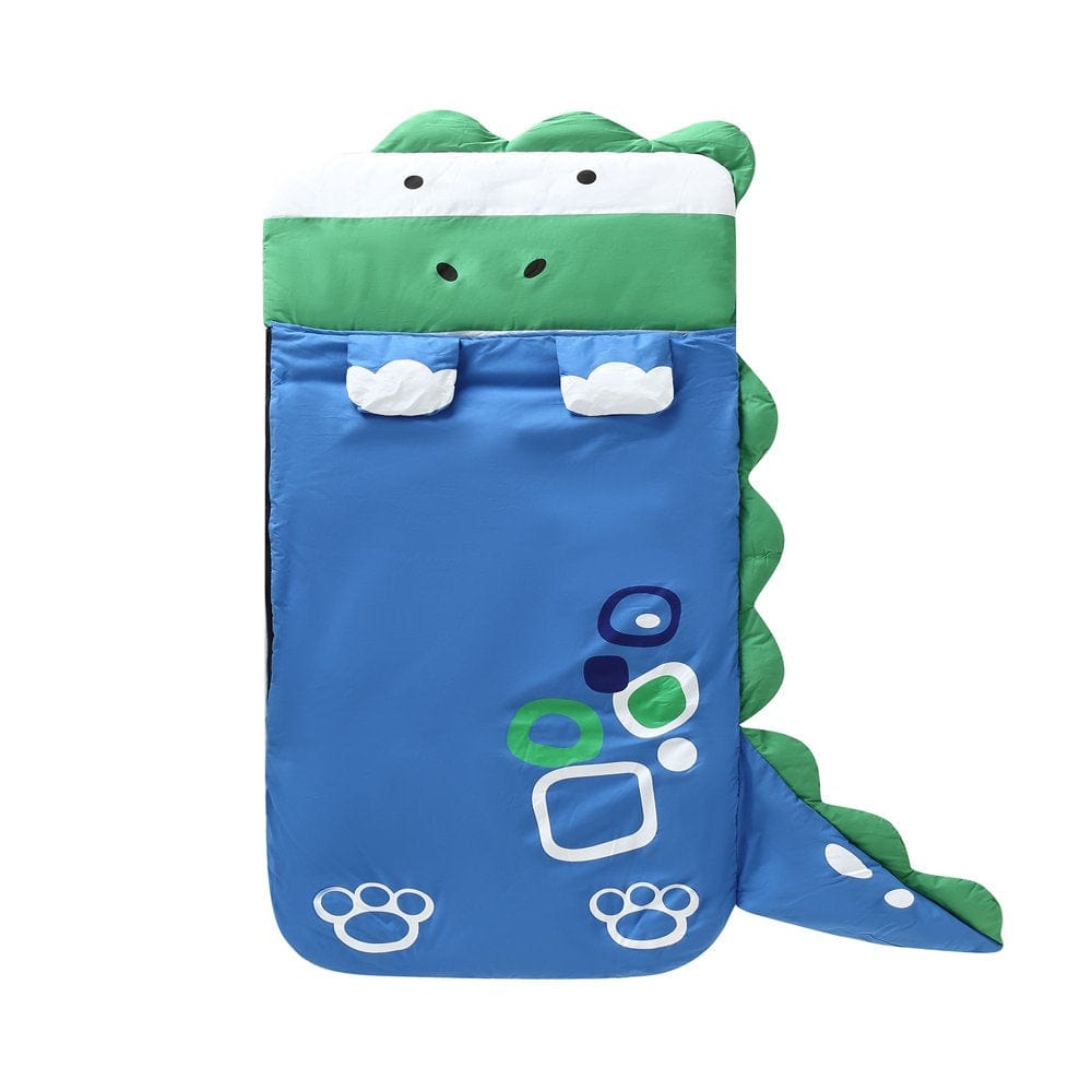 Sunisery Kids Sleeping Bag, Cartoon Animal Zipper Closure Folding Sleep Sack for Girls Boys, 55.2X23.6Inch