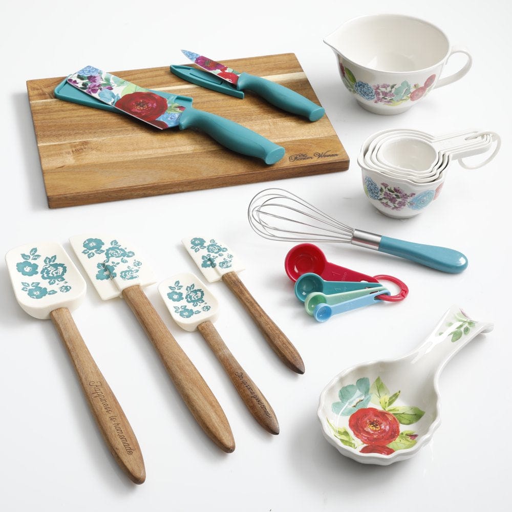 The Pioneer Woman Dazzling Dahlias 20-Piece Gadget Set