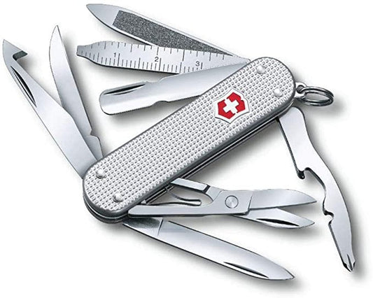 Victorinox Swiss Army Knife Minichamp Alox 58 Mm Silver