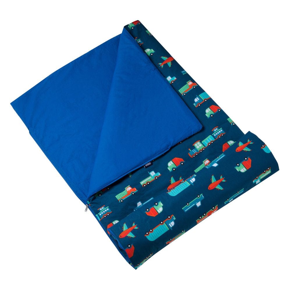 Wildkin Kids Original Sleeping Bag for Boys and Girls, Measures 57 X 30 Inches (Jurassic Dinosaurs Blue)