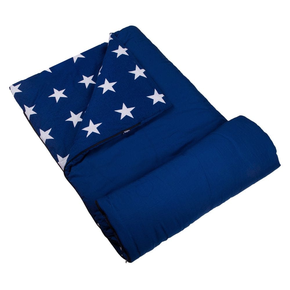 Wildkin Kids Original Sleeping Bag for Boys and Girls, Measures 57 X 30 Inches (Jurassic Dinosaurs Blue)
