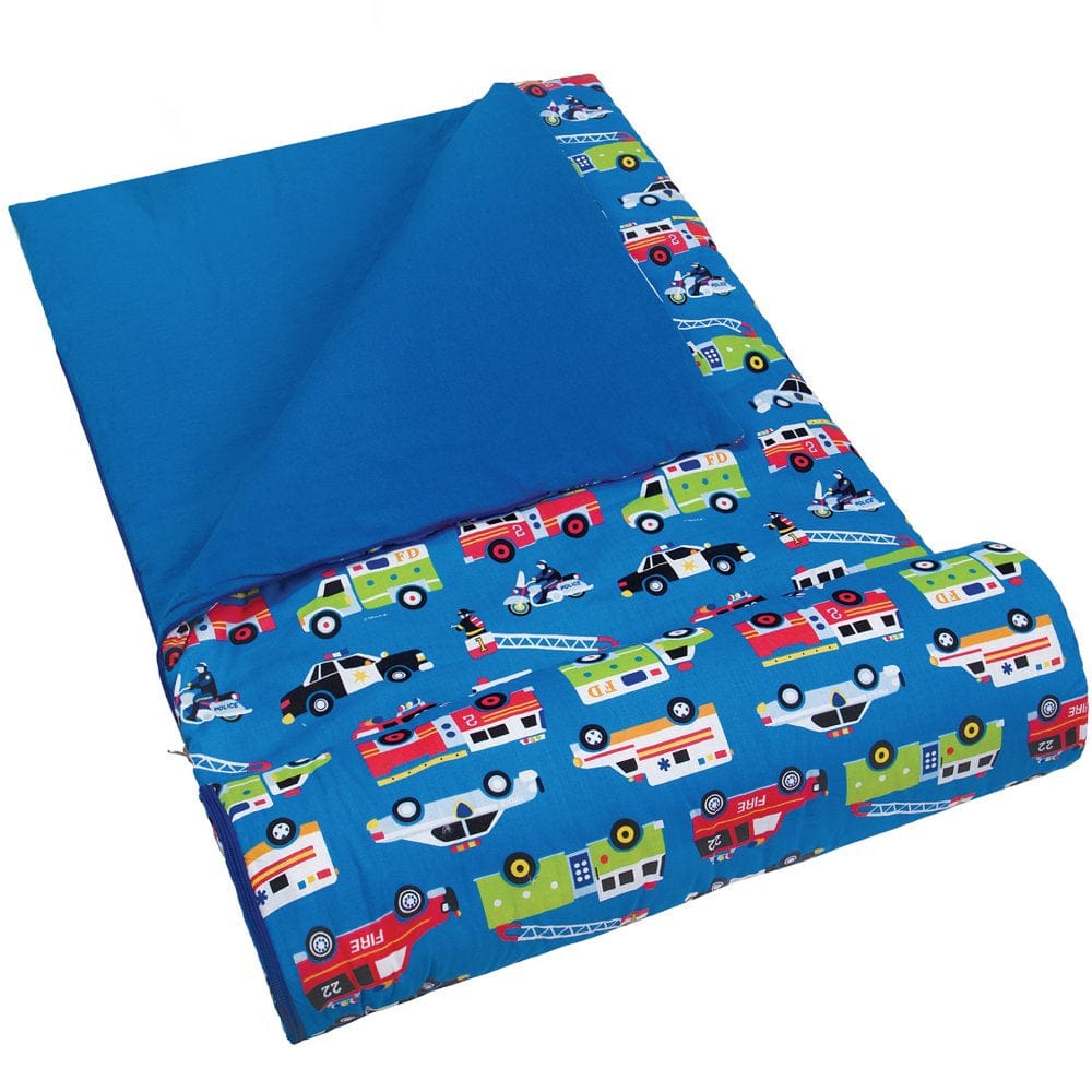 Wildkin Kids Original Sleeping Bag for Boys and Girls, Measures 57 X 30 Inches (Jurassic Dinosaurs Blue)