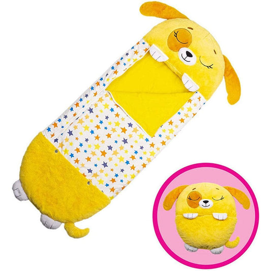 150*50Cm Sleeping Bag Happy Nappers Children'S Cartoon Plush Pillow Convertible Children'S Sleeping Bag
