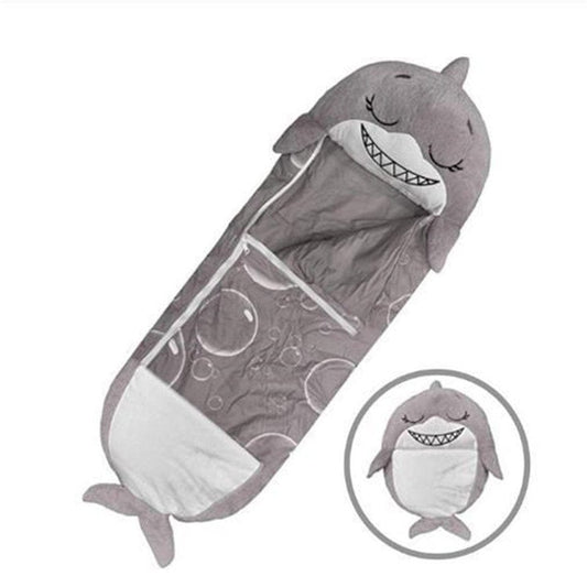 150*50Cm Sleeping Bag Happy Nappers Children'S Cartoon Plush Pillow Convertible Children'S Sleeping Bag