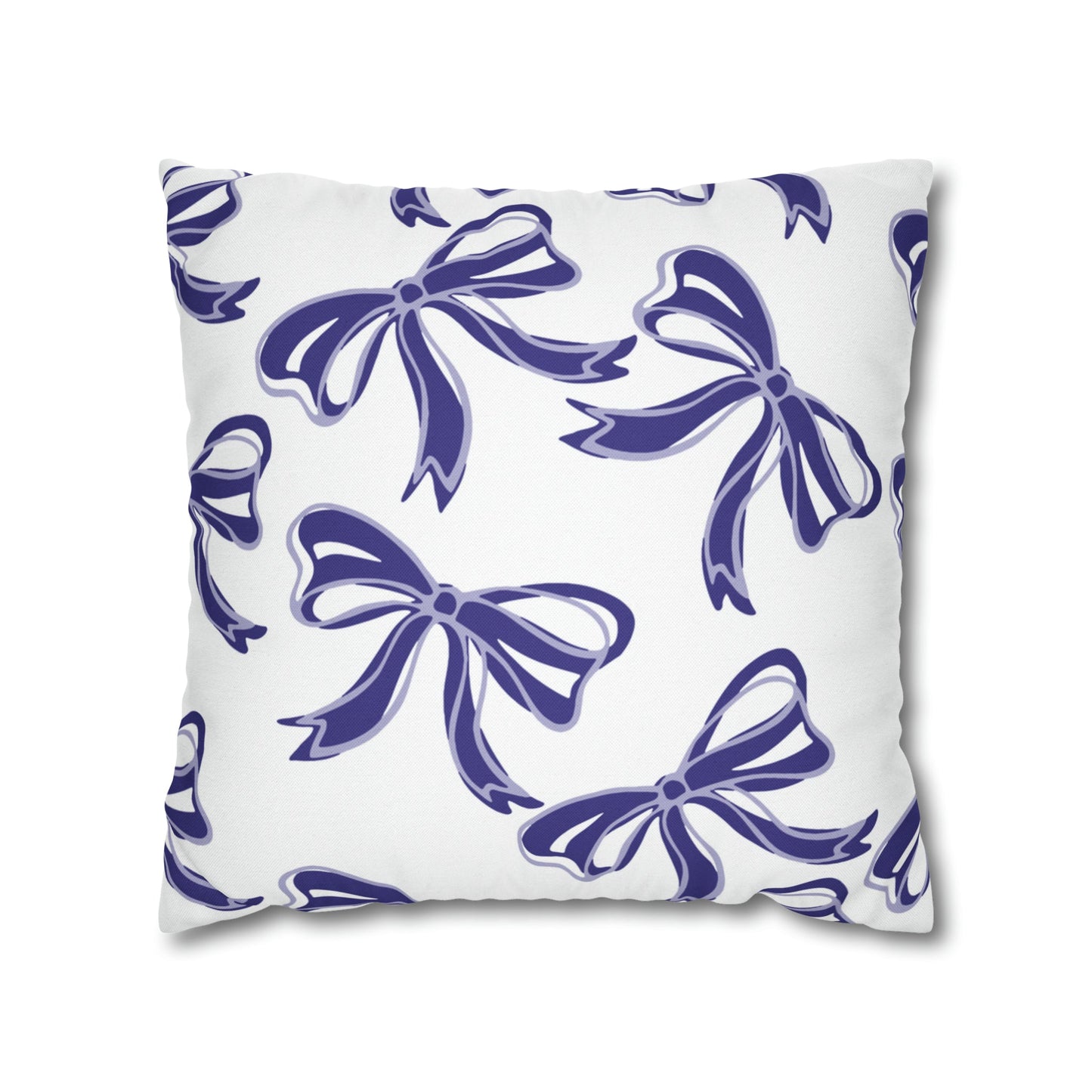 Trendy Bow College Pillow Cover - Dorm Pillow, Graduation Gift, Bed Party Gift, Acceptance Gift, College Gift, Northwestern, High Point