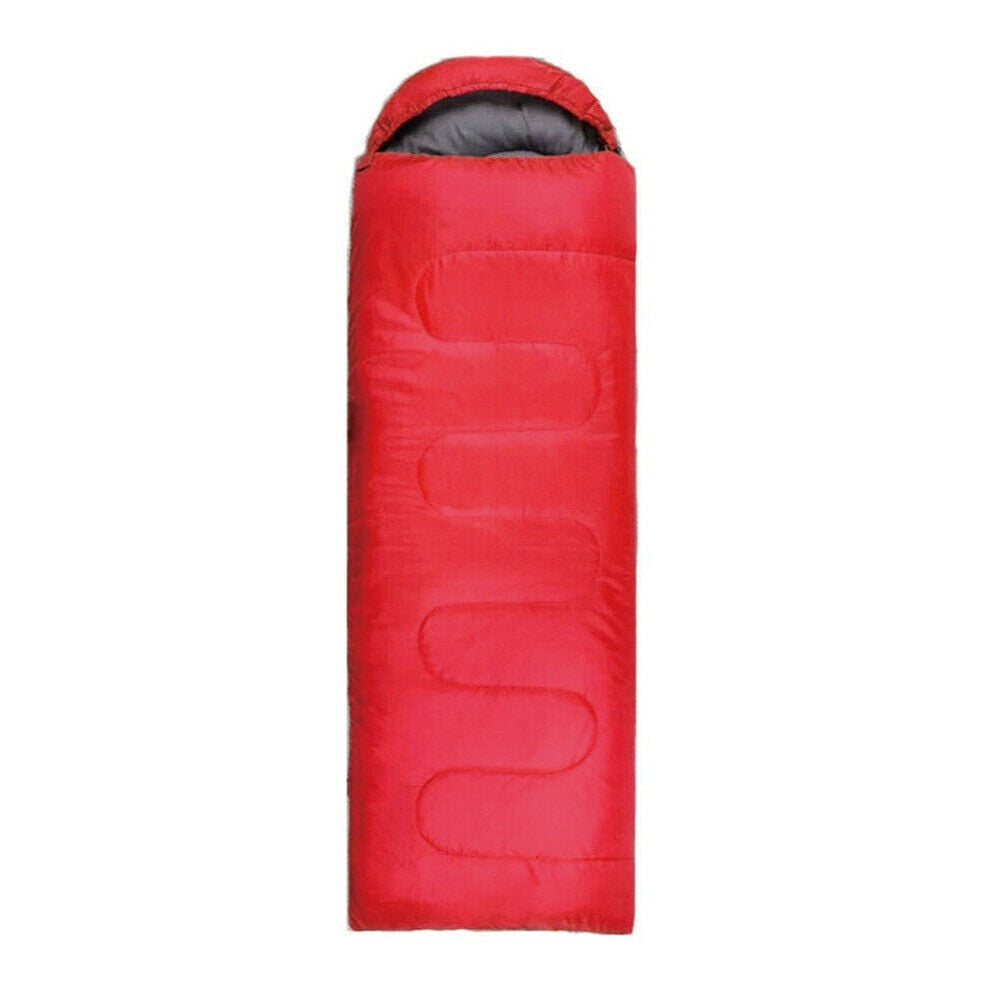 Sleeping Bag, Lightweight Sleeping Bag for Backpacking, Camping, and Hiking, Cold Weather Sleeping Bag , Red