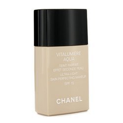 Chanel Vitalumiere Aqua Ultra Light Skin Perfecting Make Up SFP 15 - # BR40 Beige Rose Desert 30ml/1oz