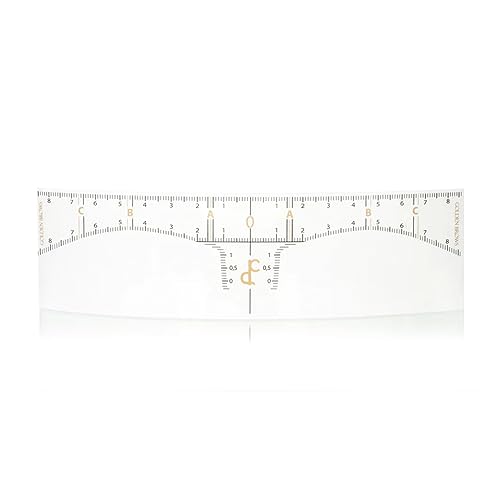 Daria Chuprys Original Golden Brows Eyebrow Measurement Ruler Roll of 50pcs
