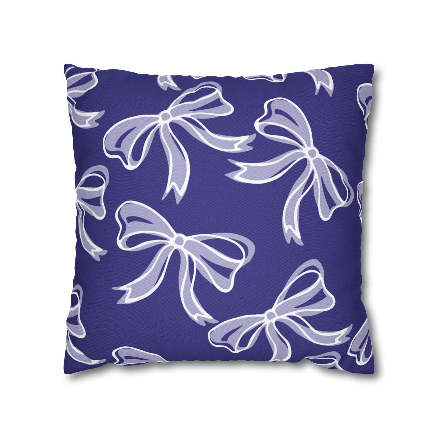 Trendy Bow College Pillow Cover - Dorm Pillow, Graduation Gift, Bed Party Gift, Acceptance Gift, College Gift, Northwestern, High Point