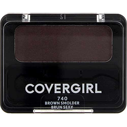 CoverGirl Eye Enhancers 1 Kit Eye Shadow, Brown Smolder [740] 0.09 oz (Pack of 4)