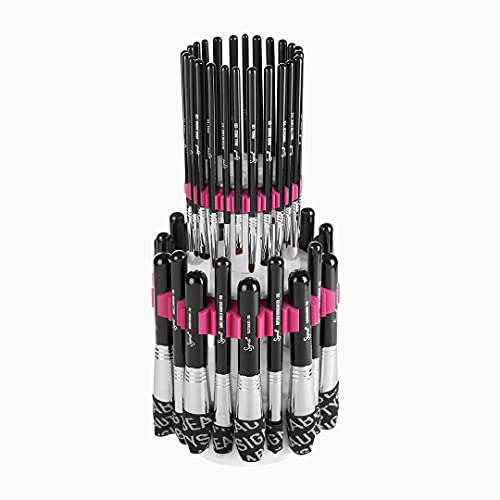 Sigma Beauty Dry’n Shape Tower – Makeup Brush Drying Rack for Storing and Cleaning Face & Eye Makeup Brushes, Helps Dry and Restore Brush Head Shape (1 Unit, Holds Up to 44 Brushes)