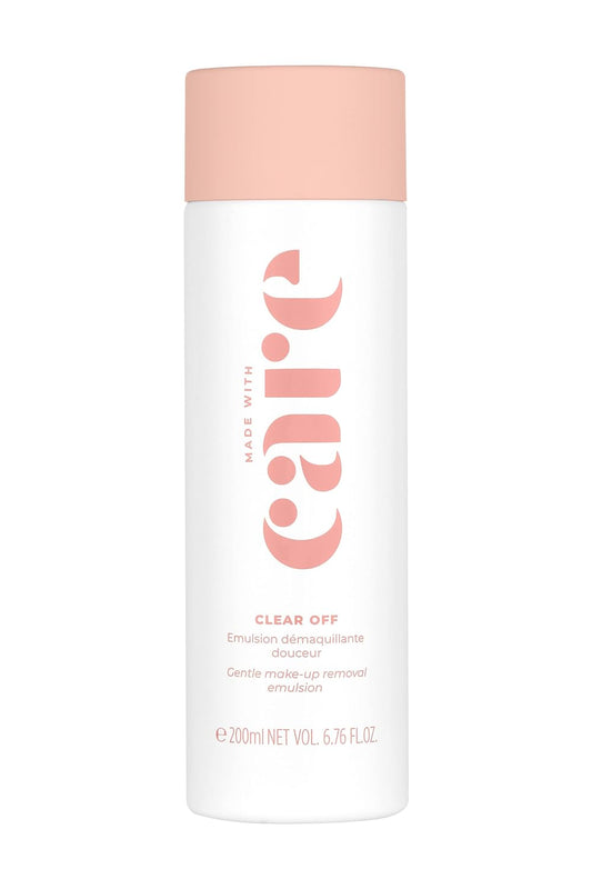 CLEAR OFF, Gentle Make-Up Facial Cleansing Emulsion for All Skin Types, (200ml)
