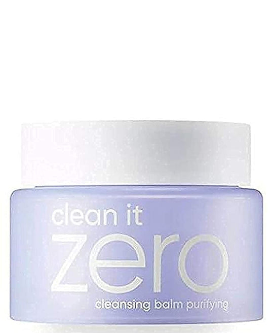 BANILA CO Clean It Zero Purifying Cleansing Balm Makeup Remover & Face Cleanser, Sensitive Skin, Balm to Oil, Double Cleanse, Acne, Breakouts, Redness