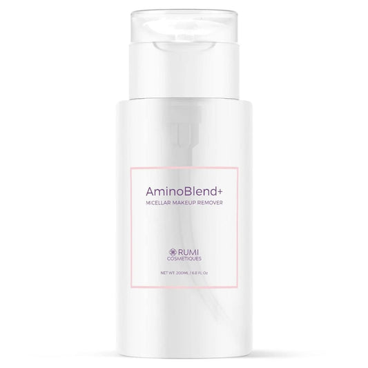 AminoBlend+ Micellar Makeup Remover for Older Women with Sensitive Skin - Face Cleanser, Makeup, Mascara Removal | Gentle Cleanse & Nourish Your Skin - Cruelty-Free & Vegan