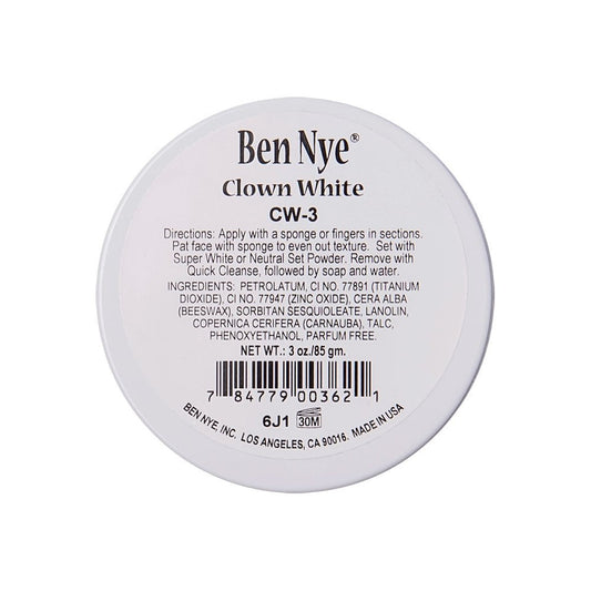 Ben Nye Clown White Makeup ,3 oz
