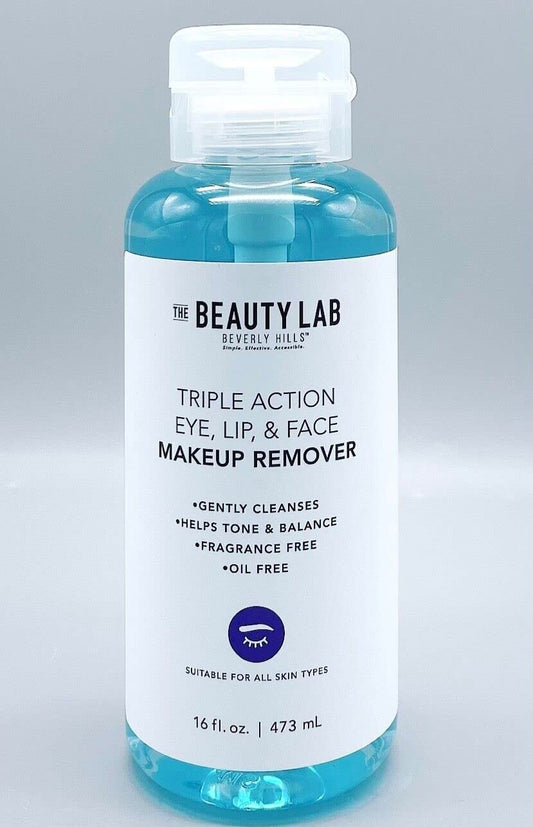Triple Action Makeup Remover ~Eye/Lip/Face~ 16 fl oz New