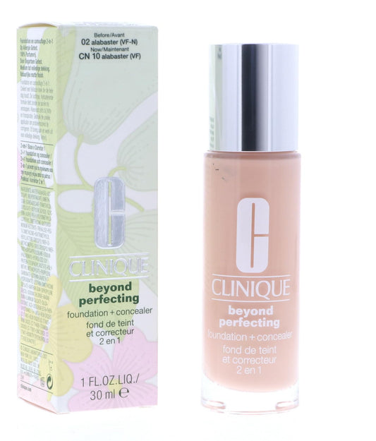 Clinique Beyond Perfecting Foundation + Concealer, No. 02 Alabaster, 1 oz