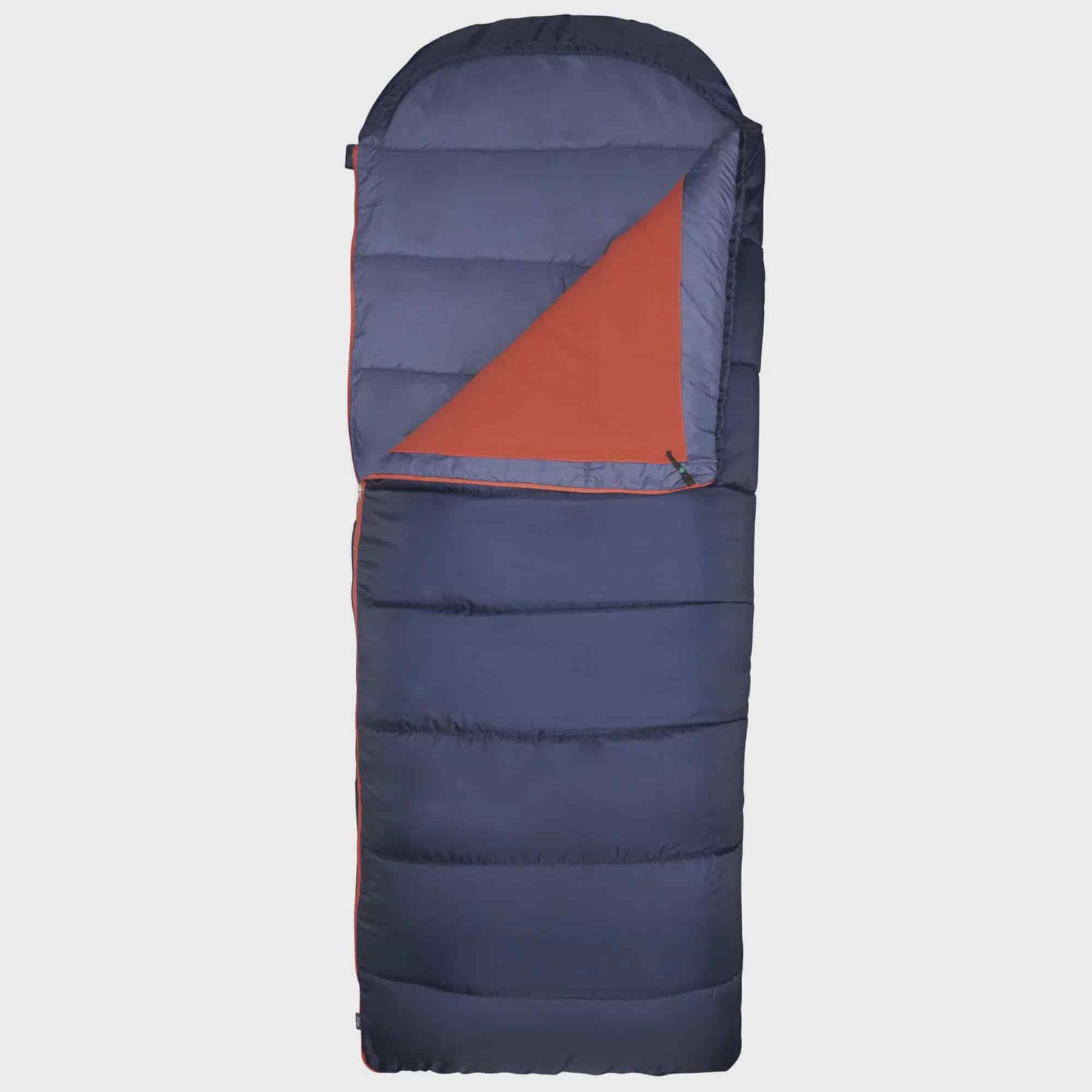 Sleeping Bag 30F Shadow Mountain Hooded Indigo With Removeable Fleece Liner