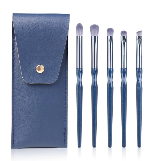 Sapphire Blue Eye Shadow Brush Set, ENZO KEN Diamond Eyeshadow Brushes Set, Small Nose Contour Brush, Glitter Eyeshadow Brush, Eye Brush, Eyeshadow Blending Brush, Eye Makeup Brushes Set Professional.