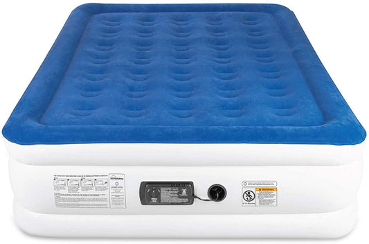 SoundAsleep Dream Series Air Mattress with ComfortCoil Technology & Internal High Capacity Pump - Full Size