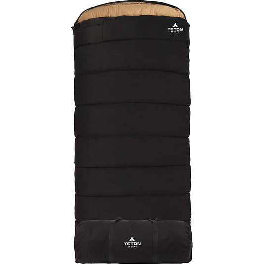 TETON Sports Deer Hunter -35 Degree Canvas Sleeping Bag, Warm and Comfortable for Cold Weather