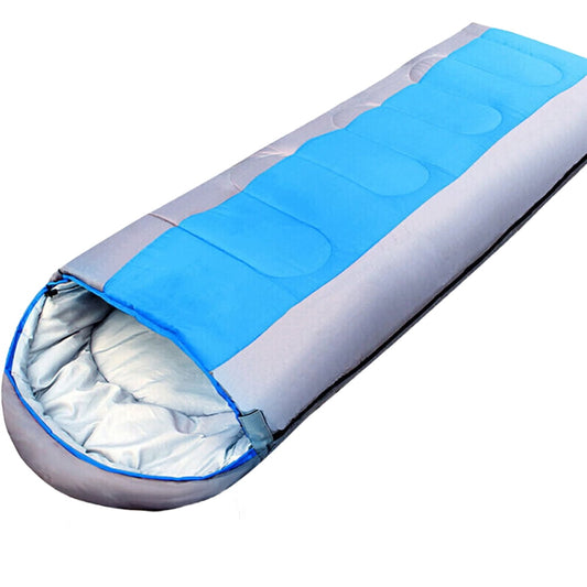 Waterproof Camping Sleeping Bag Lightweight Warm Outdoor Bed (Blue)