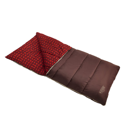 Wenzel Desperado 20 Degree Sleeping Bag, Brown, 39'x80'