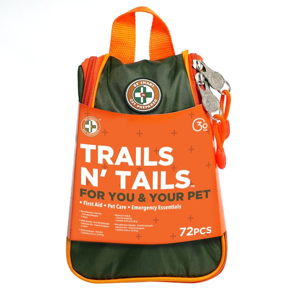 Be Smart Get Prepared Pet First Aid - Trails N' Tails, 72 Pcs