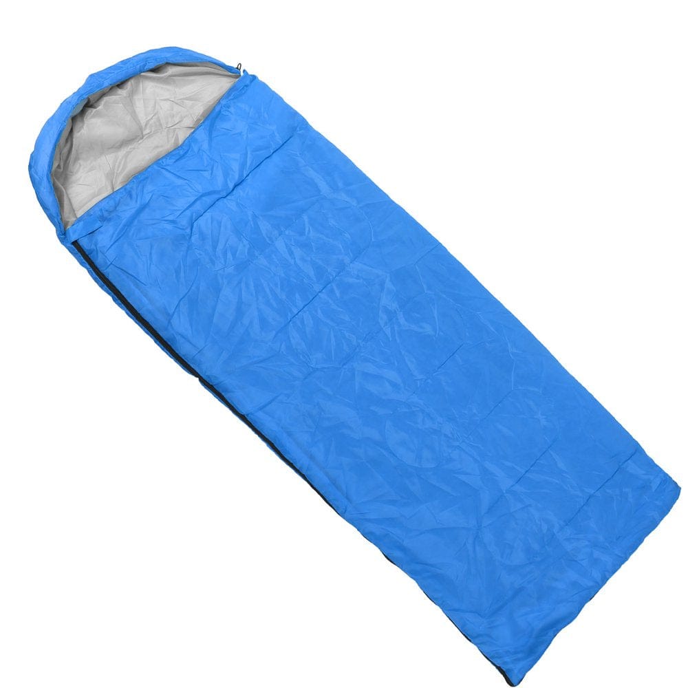 Camping Sleeping Bag, Double End Zipper Envelope Design Waterproof Sleeping Bag, Adult for Kids Military Green