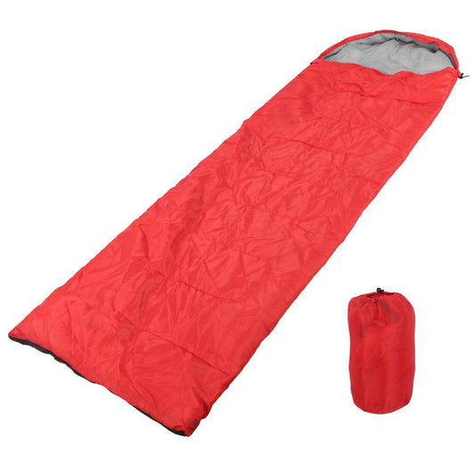 Camping Sleeping Bag, Soft and Comfortable Waterproof Sleeping Bag, Home Adult Travel for Kids Red