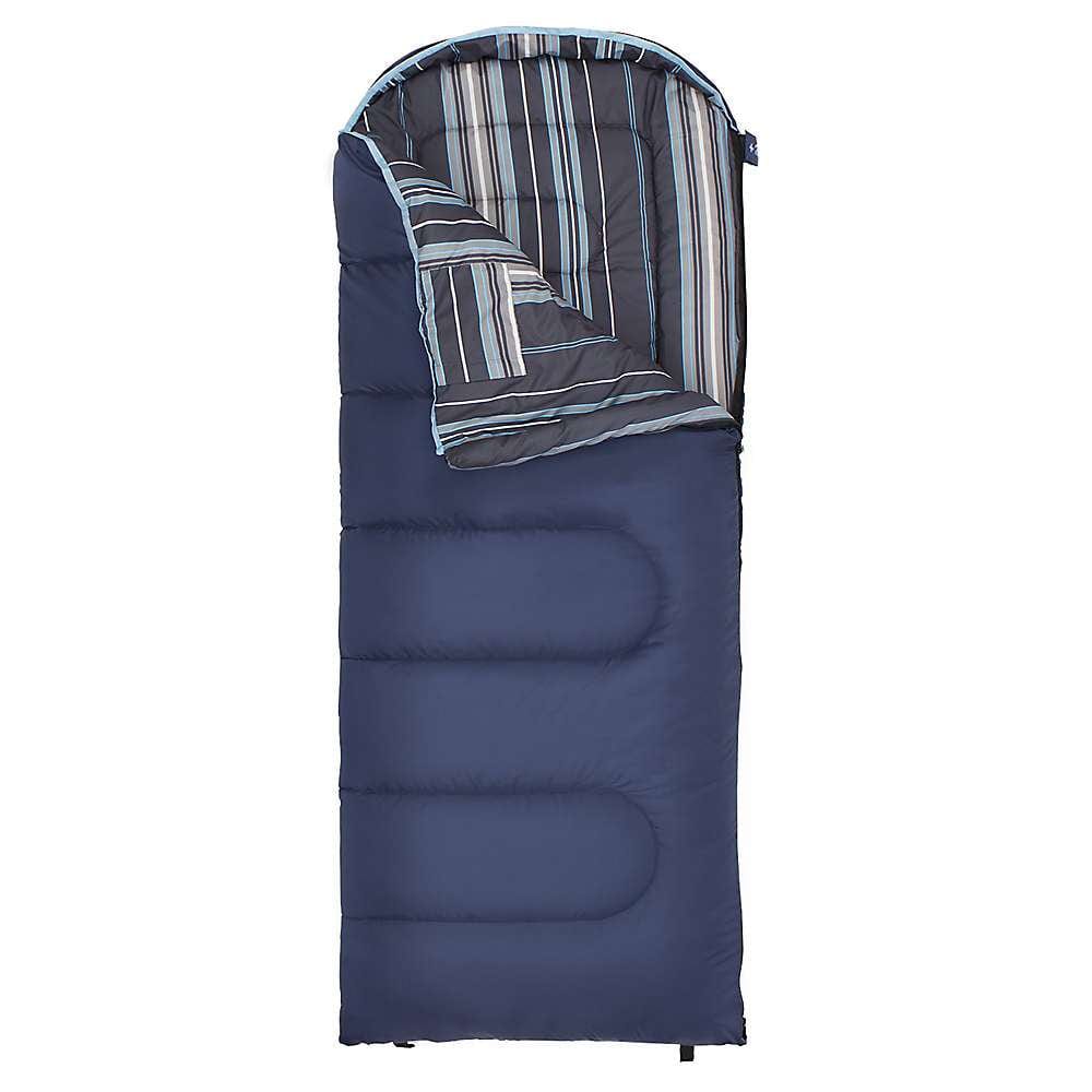 Celsius? Jr -7C/+20F Sleeping Bag (Blue W/ Stripe Liner) Left Zip