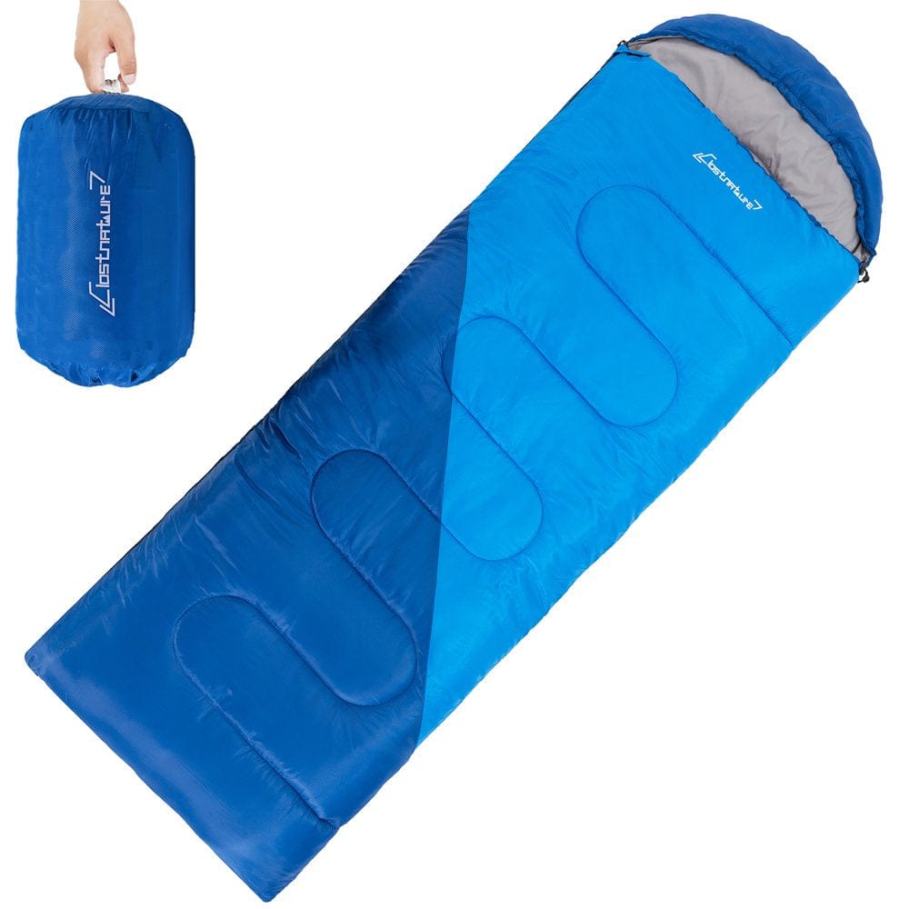 Clostnature Sleeping Bag for Adults and Kids - Lightweight Camping Sleeping Bag for Girls, Boys, Youths, Ultralight Backpacking Sleeping Bag for Cold Weather - Compression Sack Included(Left Zipper)