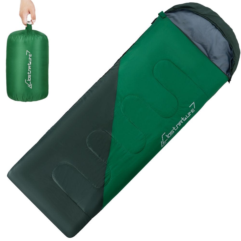 Clostnature Sleeping Bag for Adults and Kids - Lightweight Camping Sleeping Bag for Girls, Boys, Youths, Ultralight Backpacking Sleeping Bag for Cold Weather - Compression Sack Included(Left Zipper)