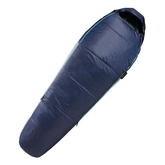 Decathlon - Forclaz Trek 500, 59F Backpacking Mummy Sleeping Bag, Blue