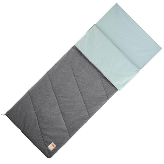Decathlon - Quechua 68F Cotton Sleeping Bag, Grey