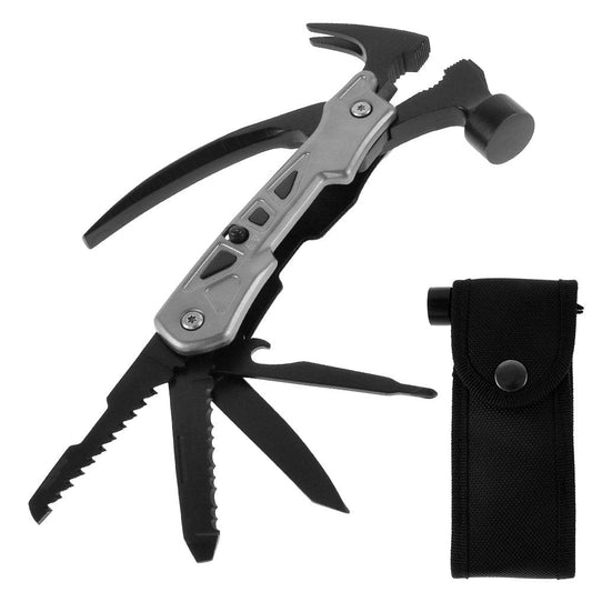 Deuson Multi-Function Hammer Camping Gear Multitool Portable Outdoor Survival Gear Emergency