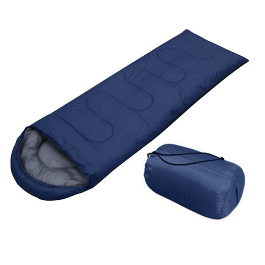 RUSR Camping Sleeping Bag, Lightweight & Waterproof Portable Compression Sack for Adults & Kids - Hiking Camping Indoor Outdoor Use (Navy Blue)